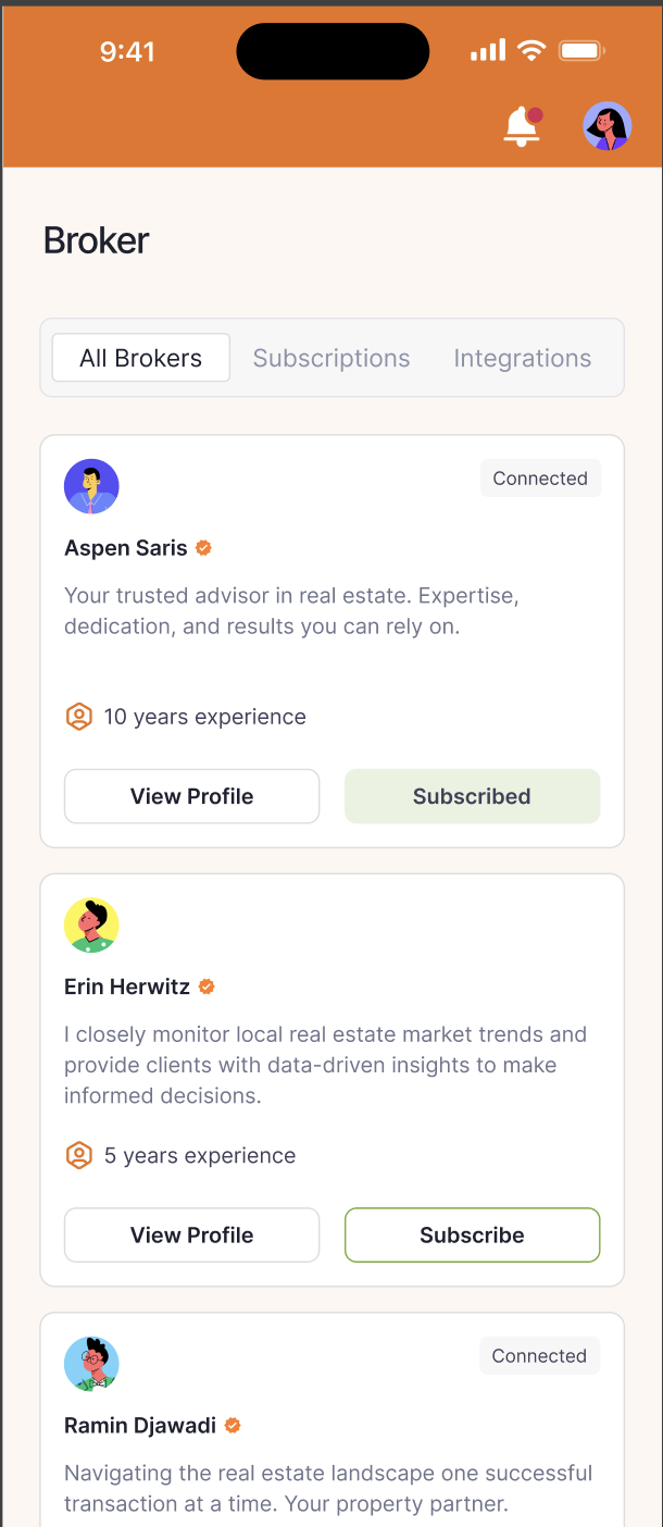 Broker Integration